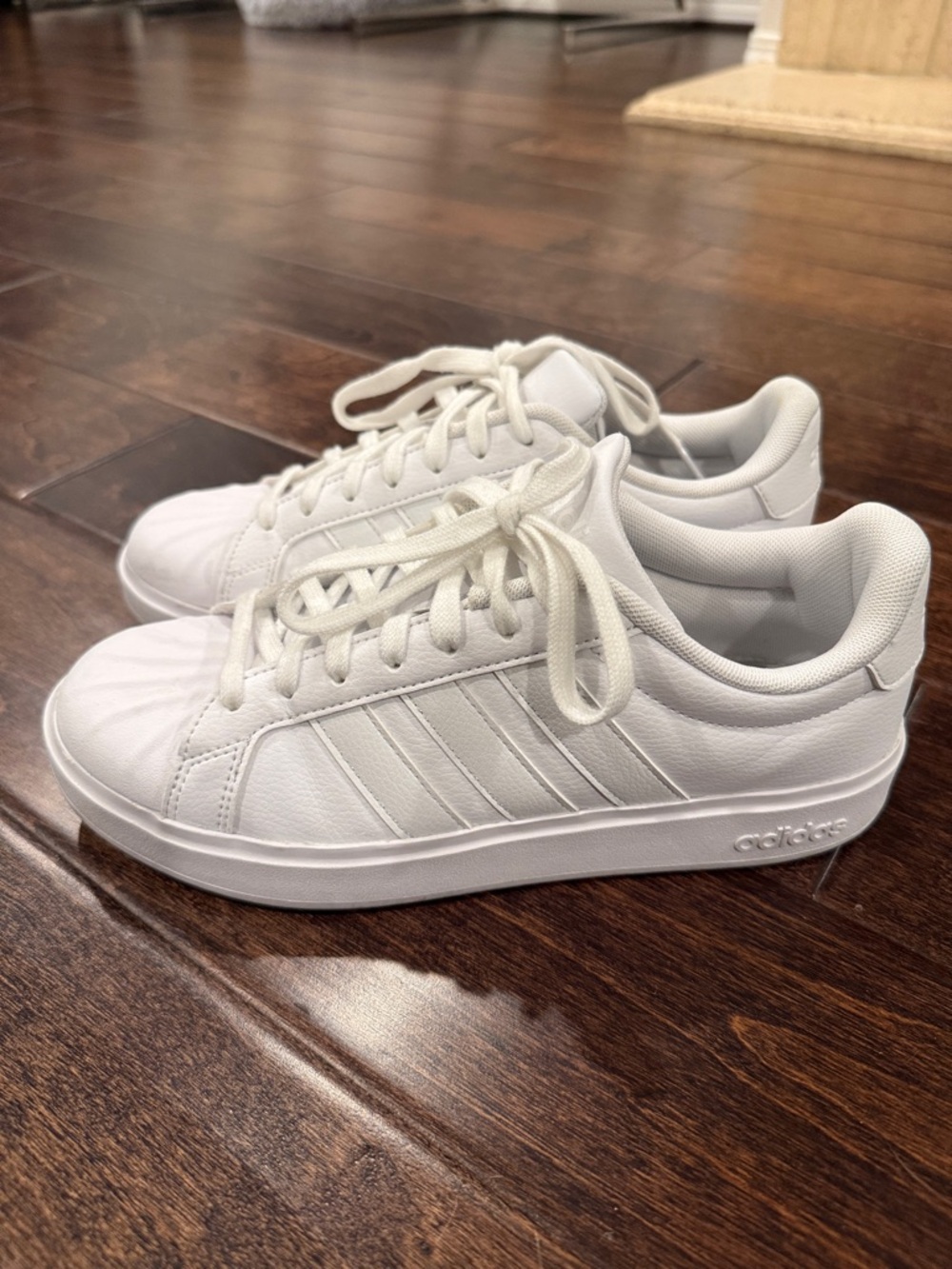 adidas All-White Streettalk Sneakers - Picture 2 of 6